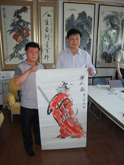 总经理杨沐鸣娱乐与张宝瑞合影