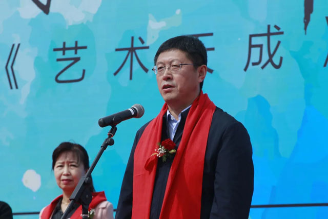 28富锦市委书记李源波宣布开幕
